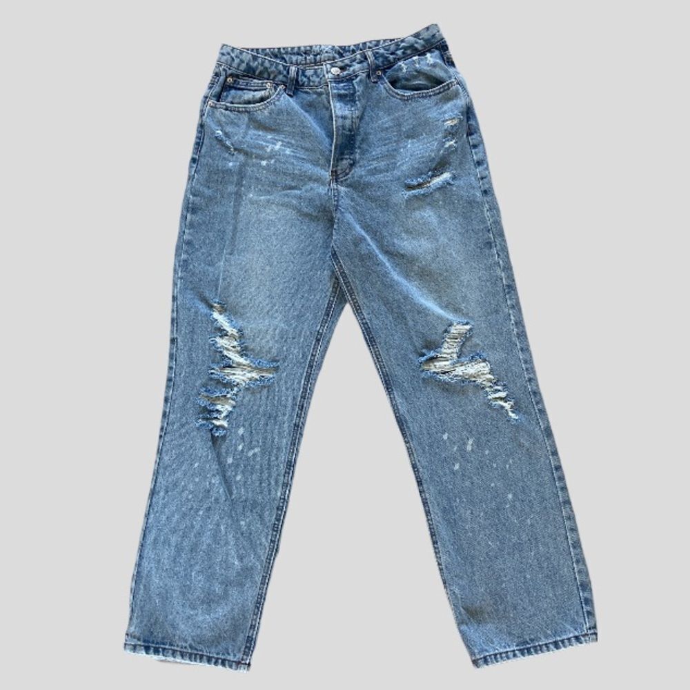 No Boundaries Jeans Distressed High Rise 100%COTTON SIze 13